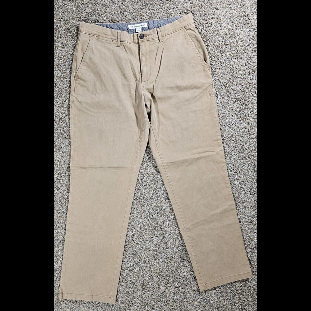 Amazon Essentials Mens Classic Fit Stretch Khaki Beige 34x32